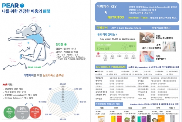 (주)페어스토어는 국내 최초의 식품 기반 건강 관리 기업으로서, 온오프라인 통합 솔루션을 제공한다.