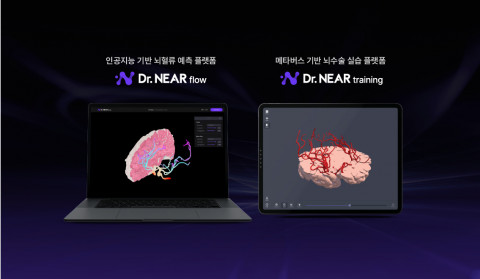 신경과 및 신경외과 의사들을 위한 뇌혈류 예측 플랫폼 ‘닥터 니어 플로우(Dr. NEAR flow)’와 뇌수술 실습 플랫폼 ‘닥터 니어 트레이닝(Dr. NEAR training)’