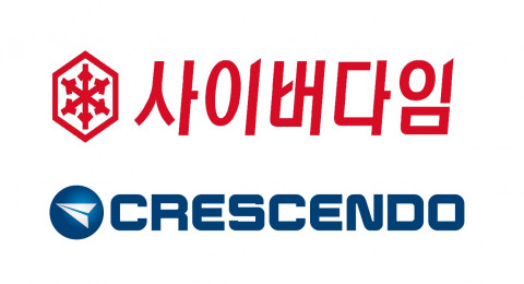 사이버다임, 크레센도에쿼티파트너스 로고