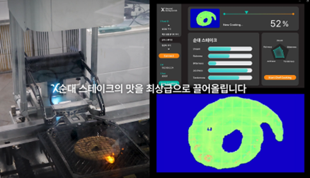 비욘드허니컴과 순대실록이 공동 개발중인 ‘AI 순대 스테이크 솔루션’
