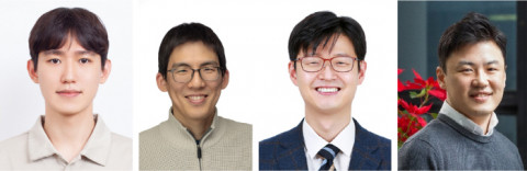 왼쪽부터 서울대학교 기계공학부 전효빈 연구원, 가천대학교 기계·스마트·산업공학부 박근환 교수, 서울대학교 재료공학부 선정윤 교수, 서울대학교 기계공학부 김호영 교수